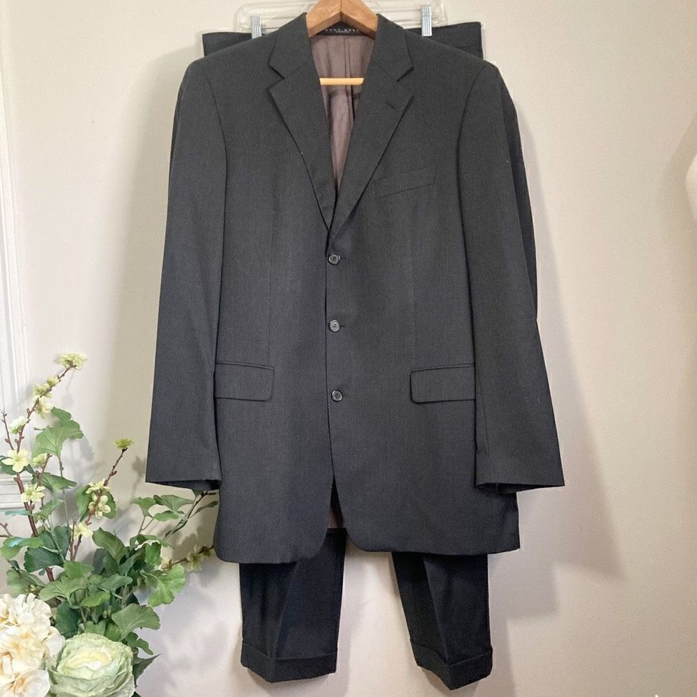 Hugo Boss Men's | Angelico Lucca | Single Breasted | 100% Wool | Suit Set | 44L